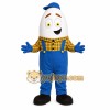 Farmer Egg Mascot Costume Farmer Egg Mascot Costume