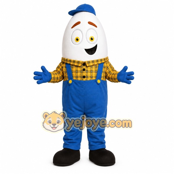Farmer Egg Mascot Costume