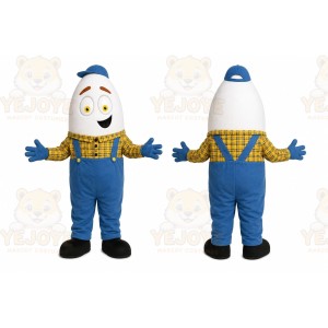 Farmer Egg Mascot Costume