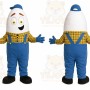 Farmer Egg Mascot Costume