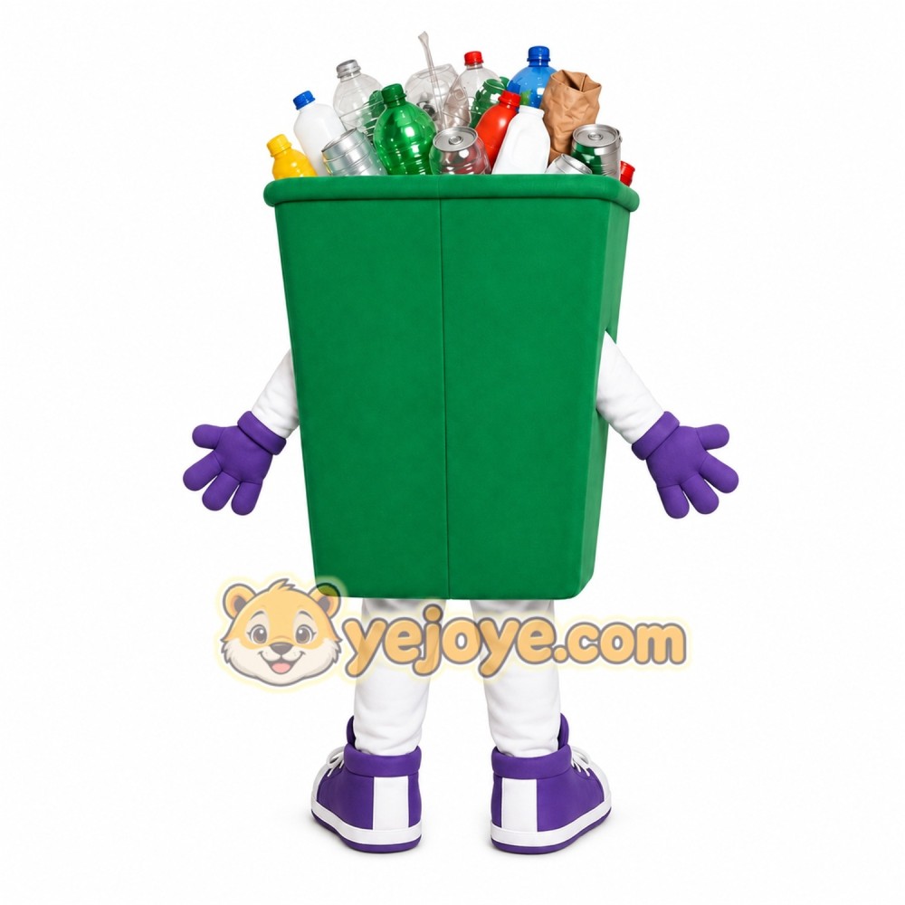 Recycle Bin Mascot Costume