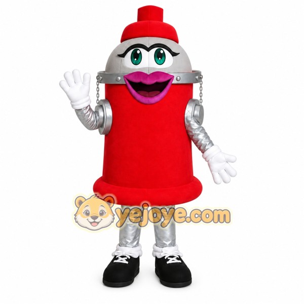 Red Fire Hydrant Mascot Costume