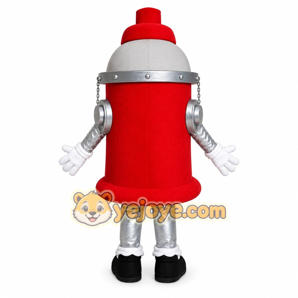 Red Fire Hydrant Mascot Costume