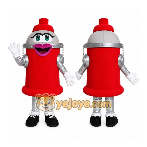 Red Fire Hydrant Mascot Costume