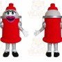 Red Fire Hydrant Mascot Costume