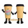 Coffee Cup Mascot Costume