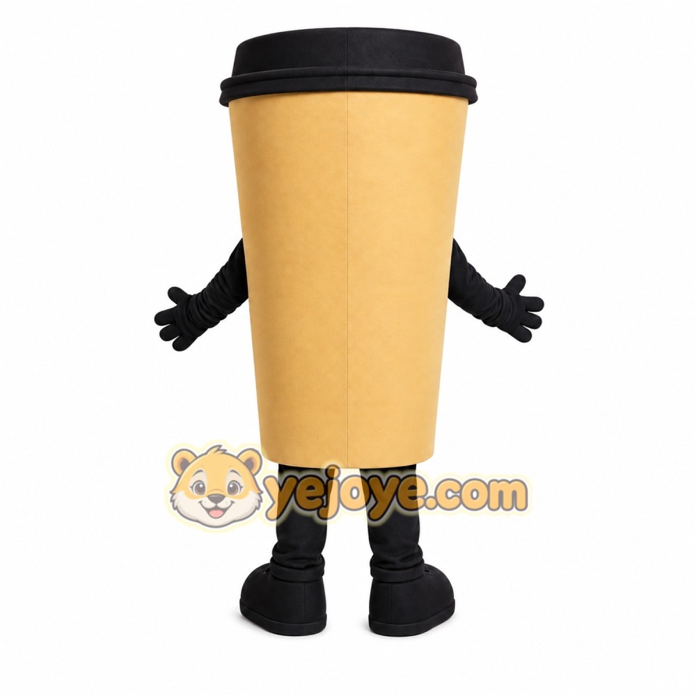 Coffee Cup Mascot Costume