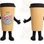 Coffee Cup Mascot Costume