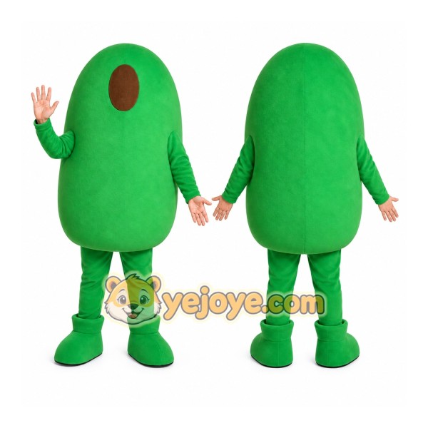 Green Bean Mascot Costume