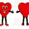Red Heart Mascot Costume