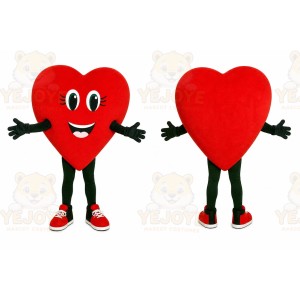Red Heart Mascot Costume