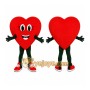 Red Heart Mascot Costume