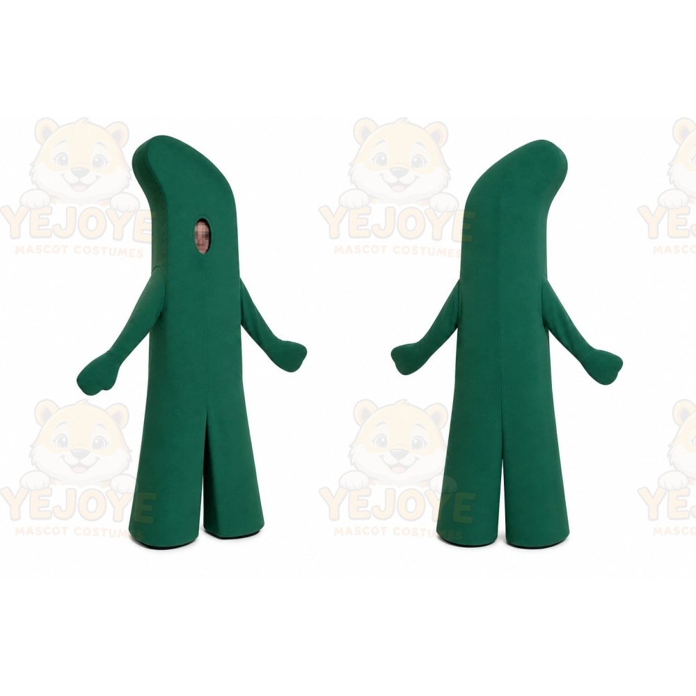 Green Cactus Mascot Costume