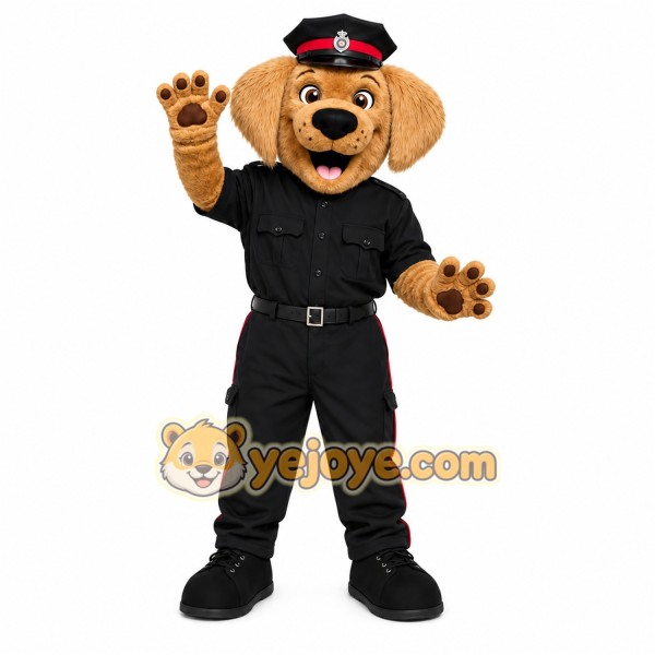 Police Bear Mascot Costume