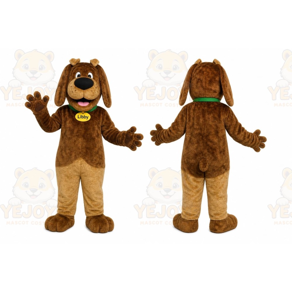 Brown Puppy Mascot Costume