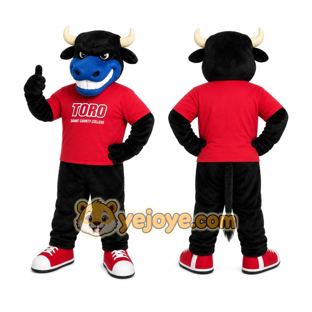 Sports Bull Mascot Costume Sports Bull Mascot Costume