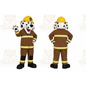 Firefighter Dalmatian Mascot Costume