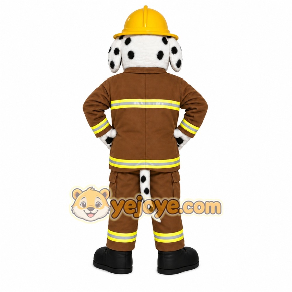Firefighter Dalmatian Mascot Costume