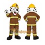 Firefighter Dalmatian Mascot Costume