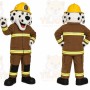 Firefighter Dalmatian Mascot Costume