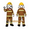 Firefighter Dalmatian Mascot Costume Firefighter Dalmatian Mascot Costume