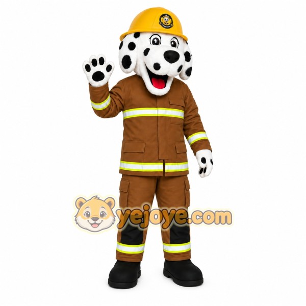 Firefighter Dalmatian Mascot Costume