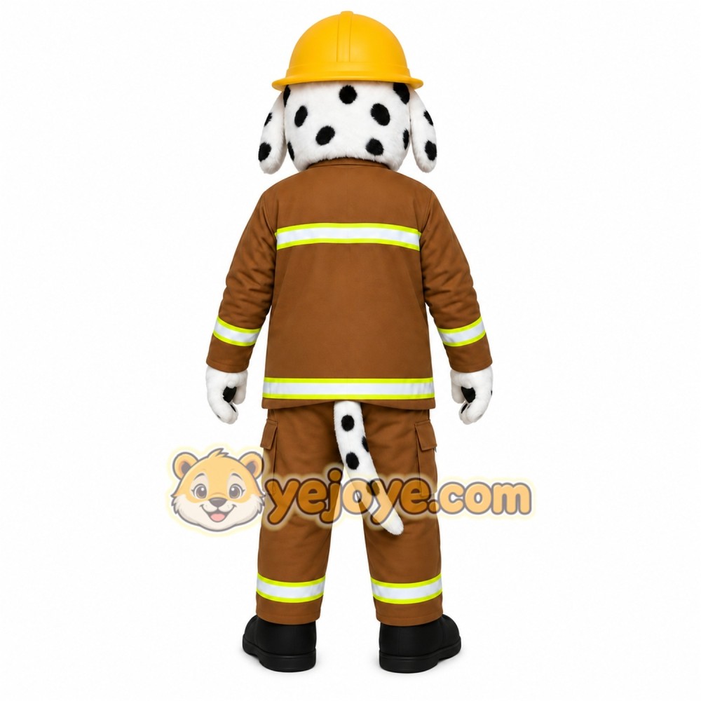 Firefighter Dalmatian Mascot Costume Firefighter Dalmatian Mascot Costume