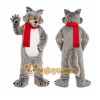Gray Dog Mascot Costume Gray Dog Mascot Costume
