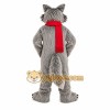 Gray Dog Mascot Costume Gray Dog Mascot Costume