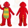 Red Dragon Mascot Costume