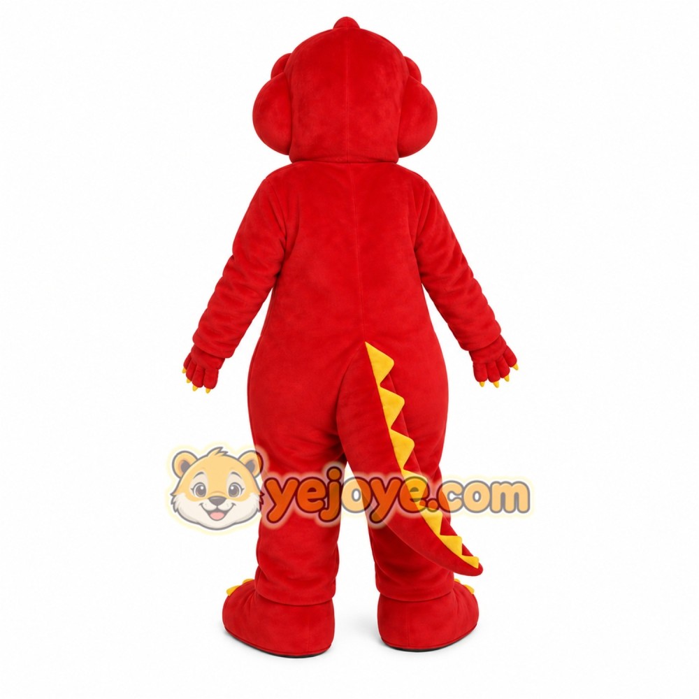Red Dragon Mascot Costume