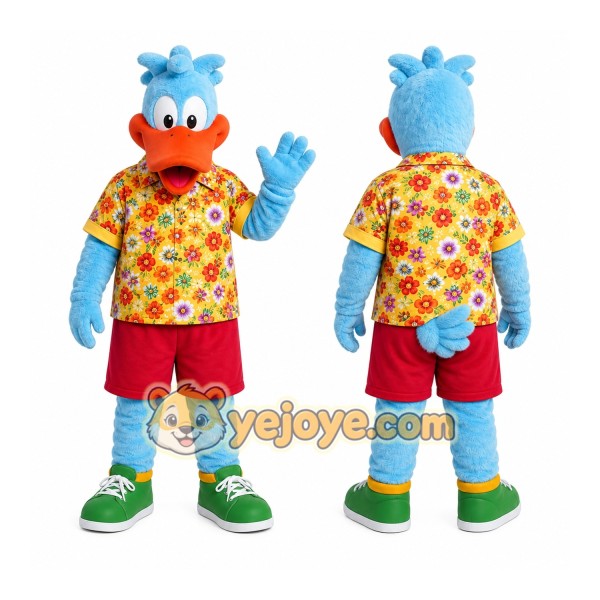 School Sport Duck Mascot Costume
