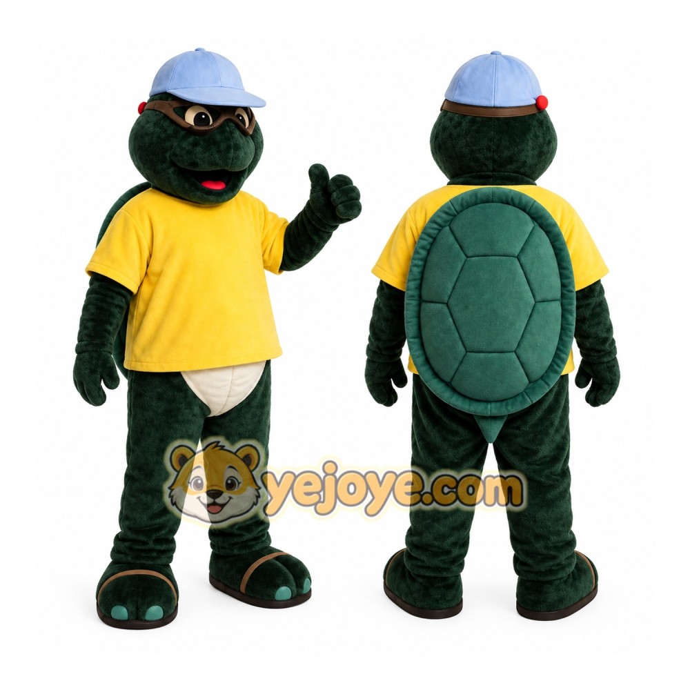 Green Turtle Mascot Costume Green Turtle Mascot Costume