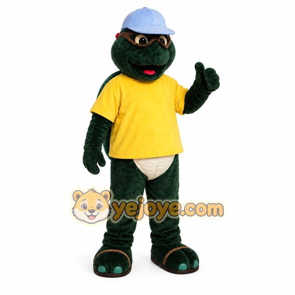 Green Turtle Mascot Costume