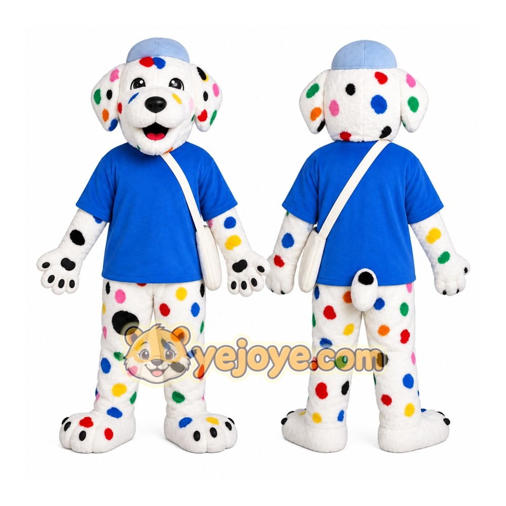 Spotted Sports Dog Mascot Costume Spotted Sports Dog Mascot Costume