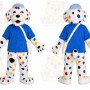 Spotted Sports Dog Mascot Costume