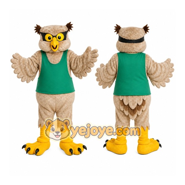 Owl Vest Mascot Costume