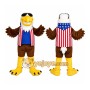 Patriotic Eagle Mascot Costume