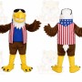 Patriotic Eagle Mascot Costume