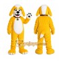 Yellow Puppy Mascot Costume