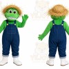 Scarecrow Alligator Mascot Costume