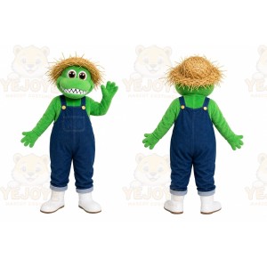 Scarecrow Alligator Mascot Costume