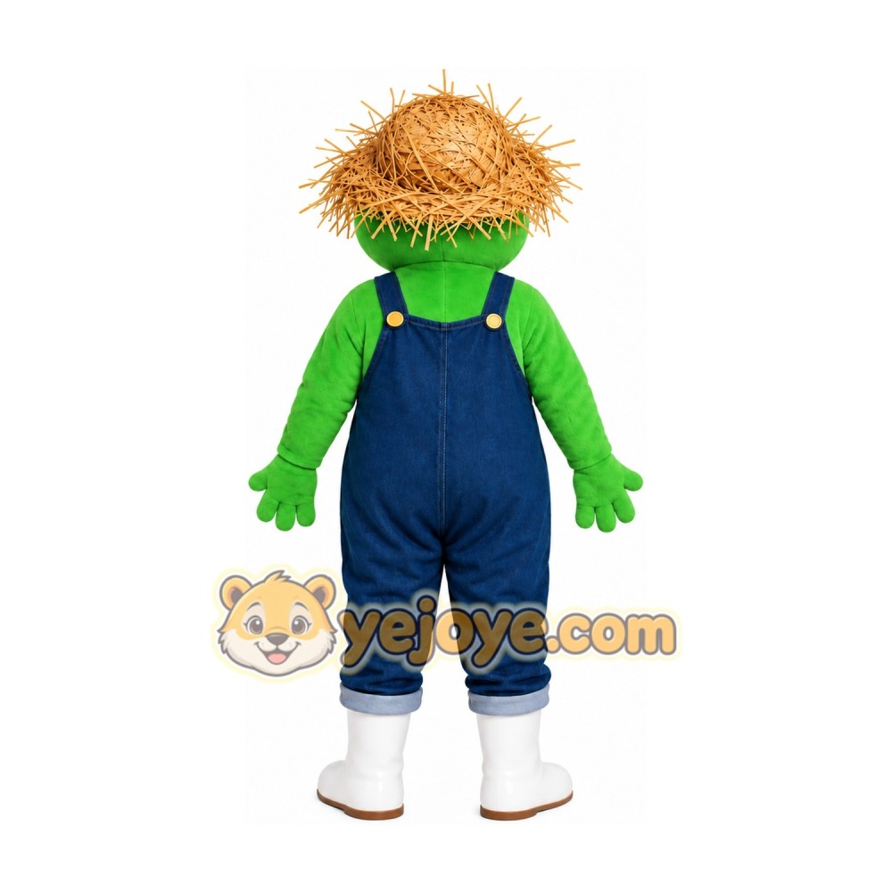 Scarecrow Alligator Mascot Costume Scarecrow Alligator Mascot Costume
