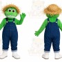 Scarecrow Alligator Mascot Costume