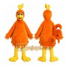 Orange Rooster Mascot Costume Orange Rooster Mascot Costume