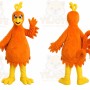 Orange Rooster Mascot Costume