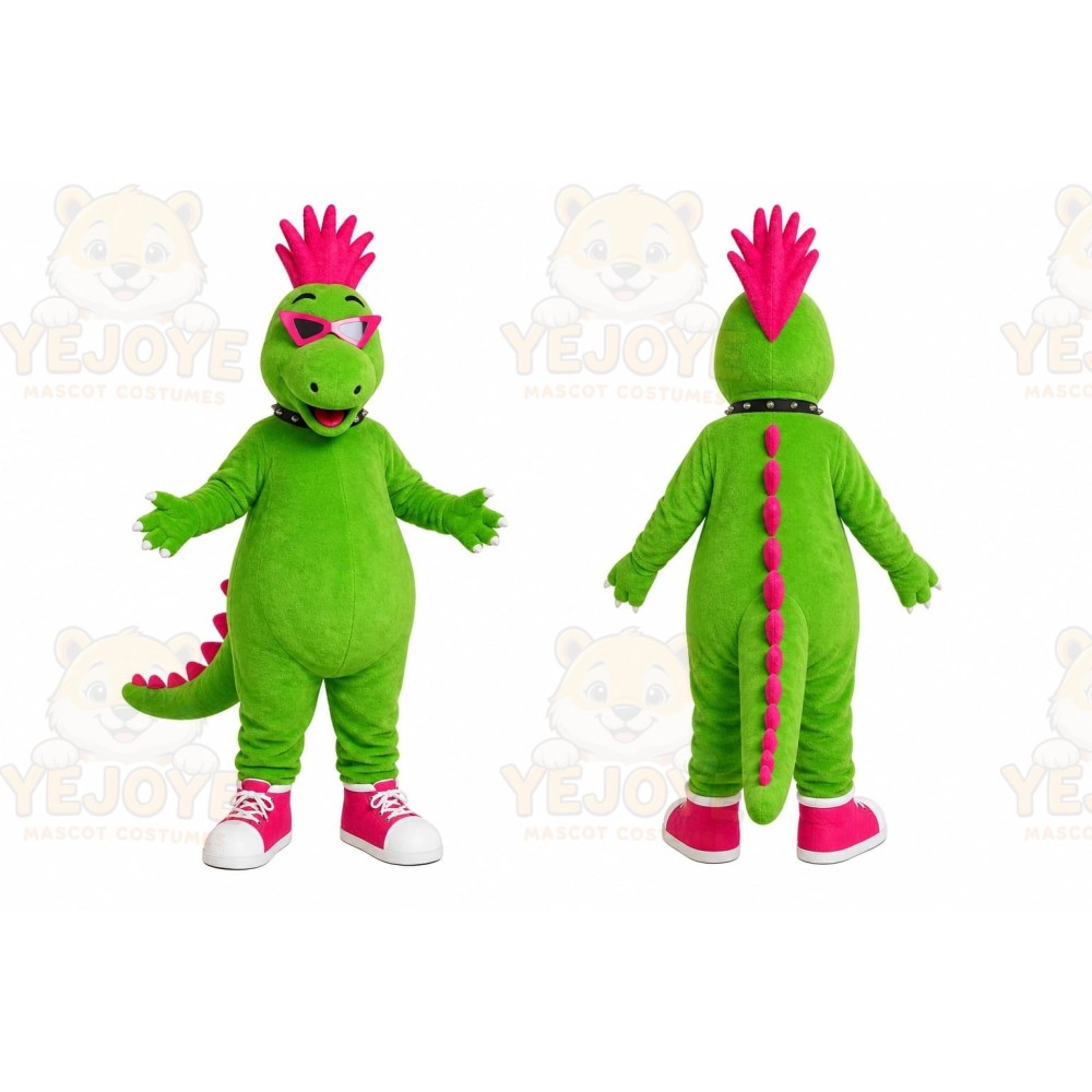 Green Dragon Mascot Costume