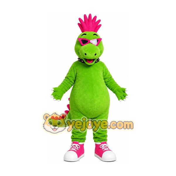 Green Dragon Mascot Costume