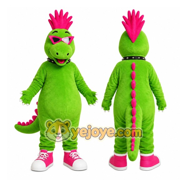 Green Dragon Mascot Costume