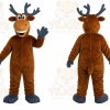 Brown Reindeer Mascot Costume